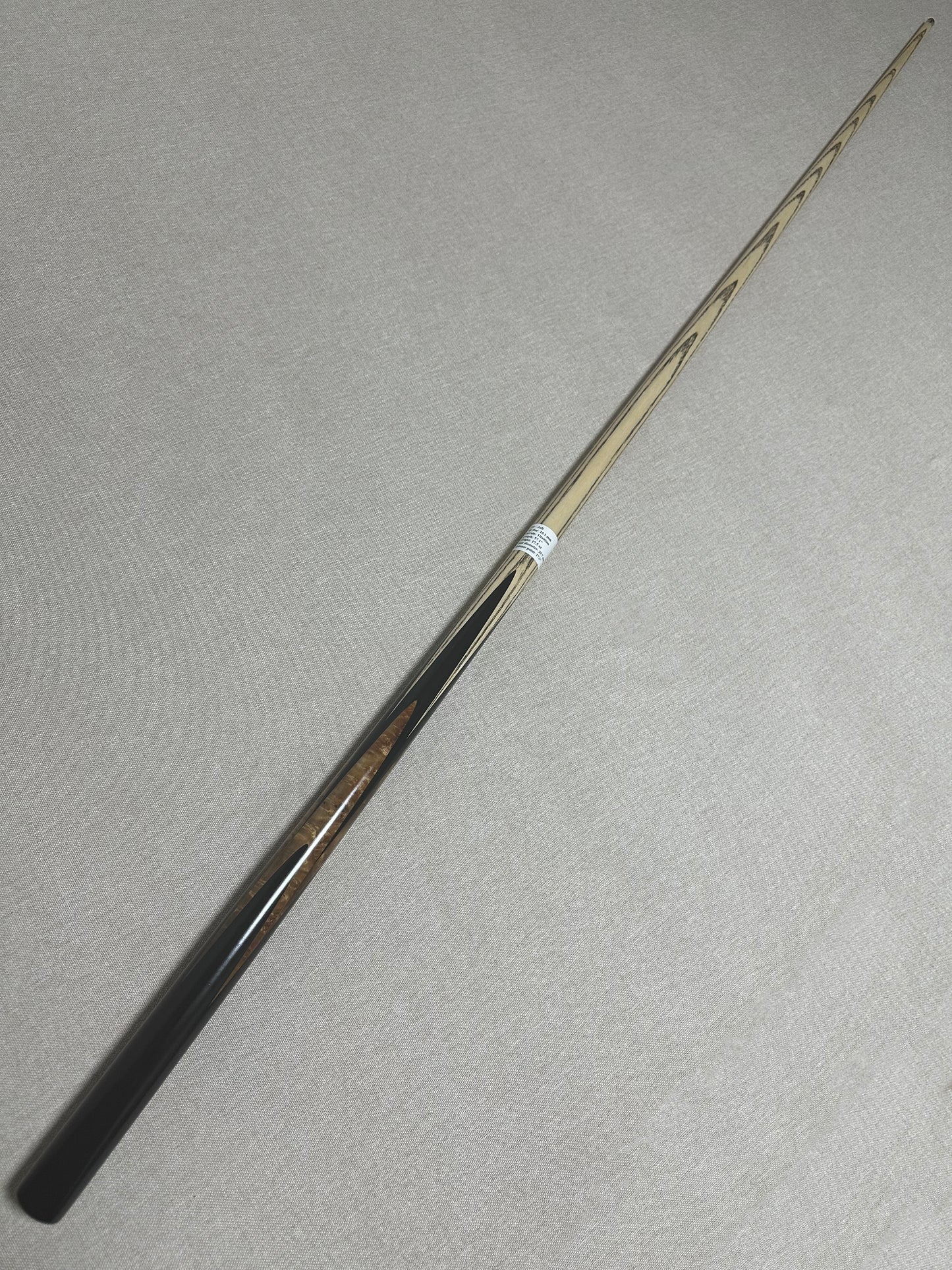Handmade Pro One Piece Black Ebony Cue 10.1 mm Tip
