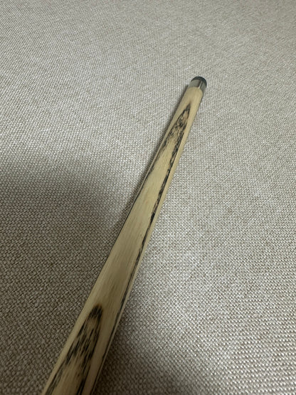 Handmade Pro One Piece Black Ebony Cue 10.1 mm Tip