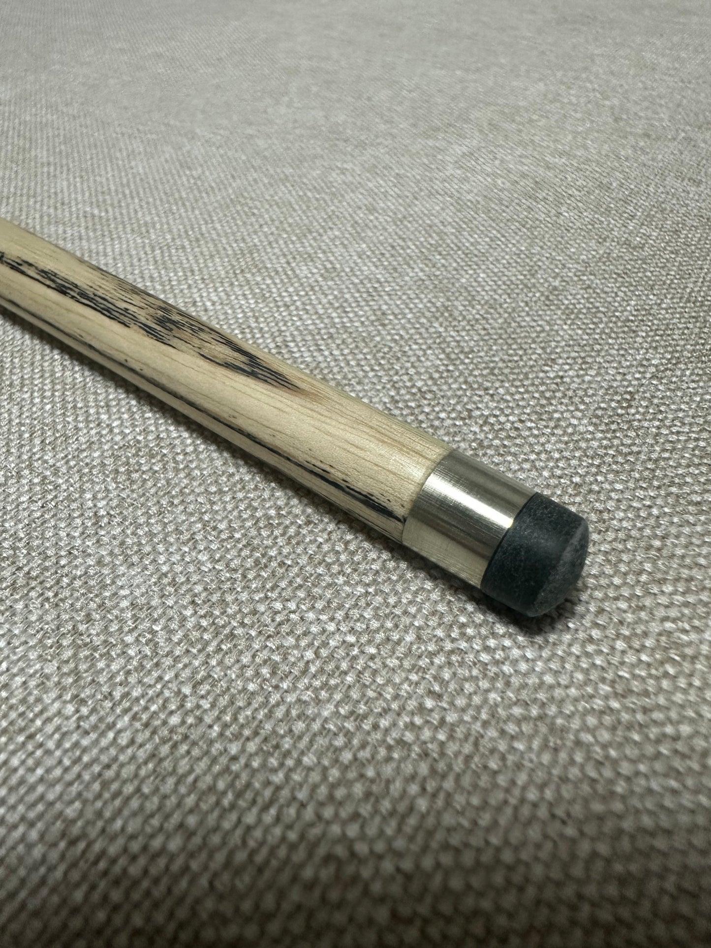 Handmade Pro One Piece Black Ebony Cue 10.1 mm Tip