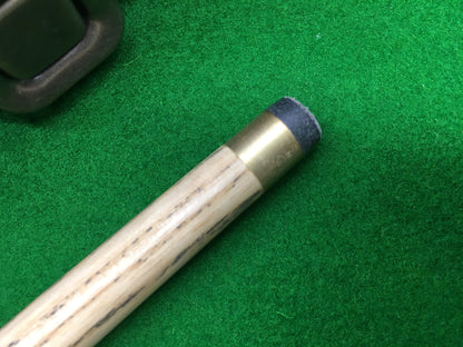 ONE PIECE ASH SHAFT HANDMADE SNOOKER CUE SET WITH CASE AND EXTENSIONS WDA