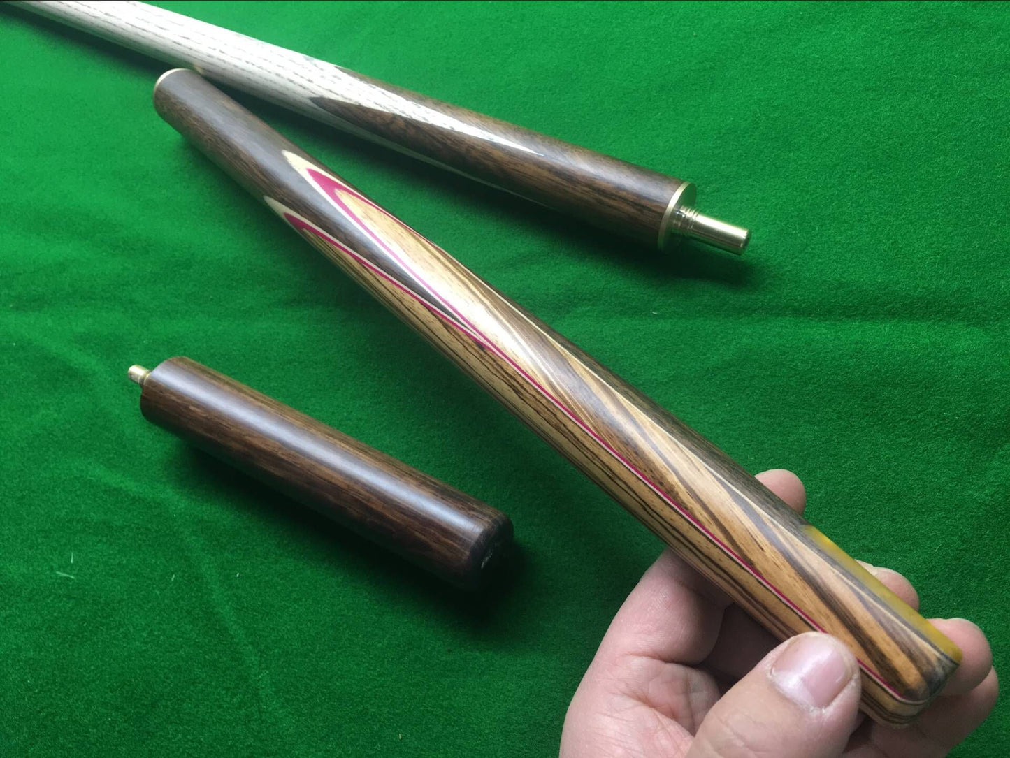 MICHAEL'S HANDMADE ASH SNOOKER CUE 3/4 JOINTED WD14