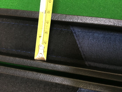 ONE PIECE SLIM PLAIN BLACK SNOOKER CUE CASE G61534-6