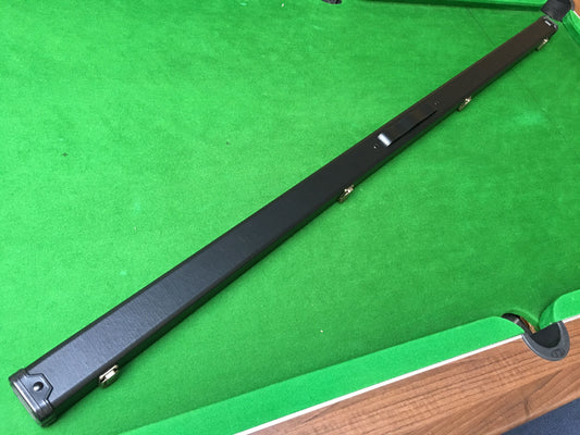 ONE PIECE SLIM PLAIN BLACK SNOOKER CUE CASE G61534-6