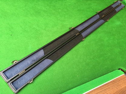 ONE PIECE SLIM PLAIN BLACK SNOOKER CUE CASE G61534-6