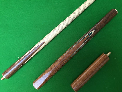 NEW 3/4 HAND SPLICED ASH SNOOKER CUE ENGLISH POOL CUE WITH 8.5MM TIP  JXE7