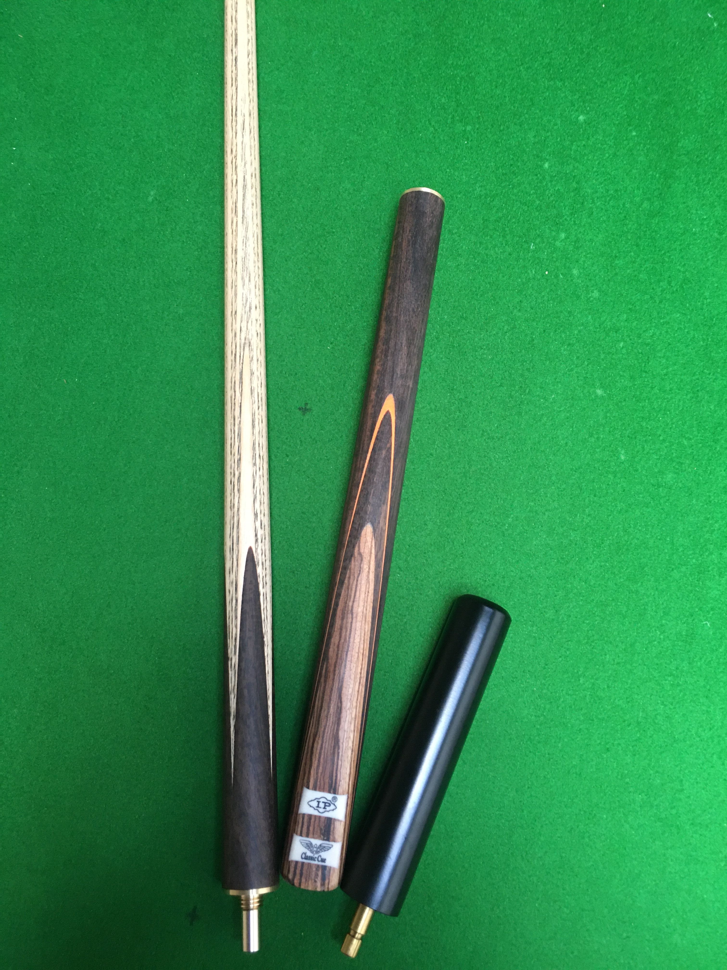 LP HANDMADE ASH SNOOKER CUE 3/4 JOINTED - CLASSIC CUE COLLECTION CF3 ...