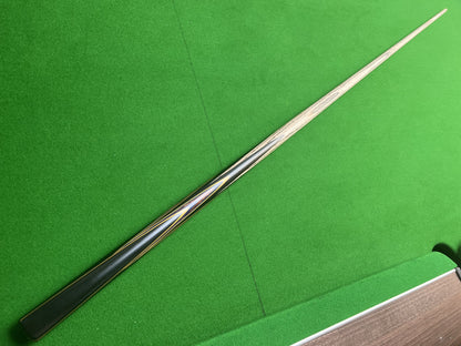 ONE PIECE 1 PC ASH SHAFT BLACK EBONY HANDMADE SNOOKER CUE WDF