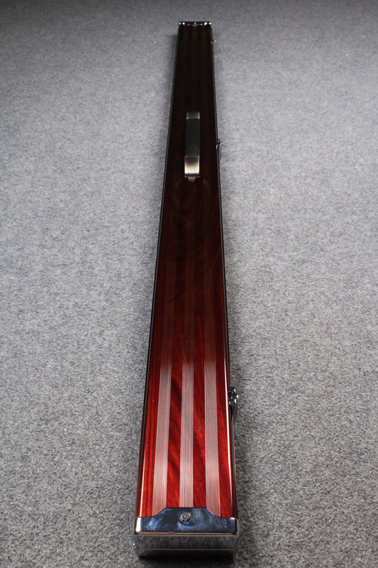 Wide 1 Piece Cue Case Pro Aluminium Snooker Cue Case With Metal Ends 60" three slots 1PC3-R