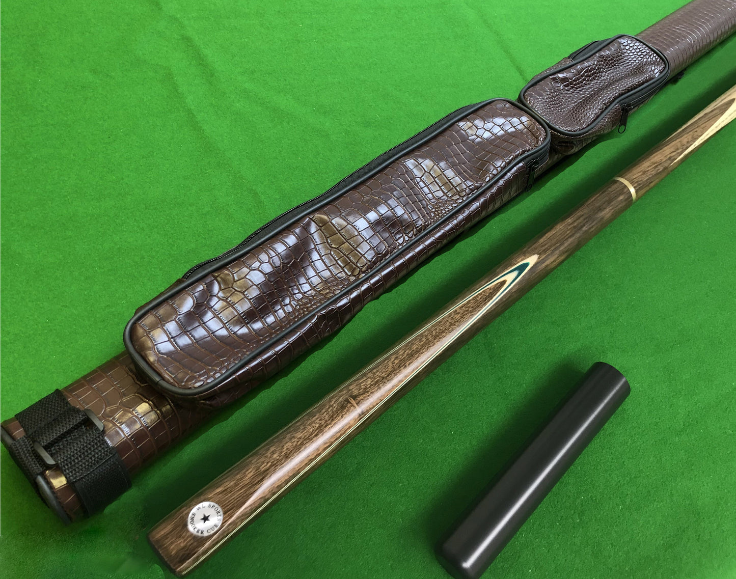 W&L SPORTS STAR 3/4 HAND SPLICED ROSEWOOD ASH SNOOKER CUE JXE12