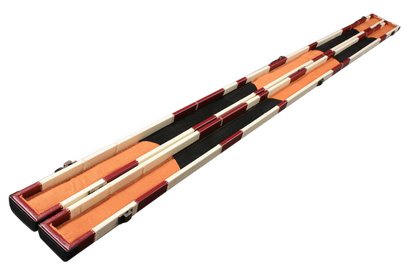 ONE PIECE SLIM PATCHWORK SNOOKER CUE CASE G61547-1